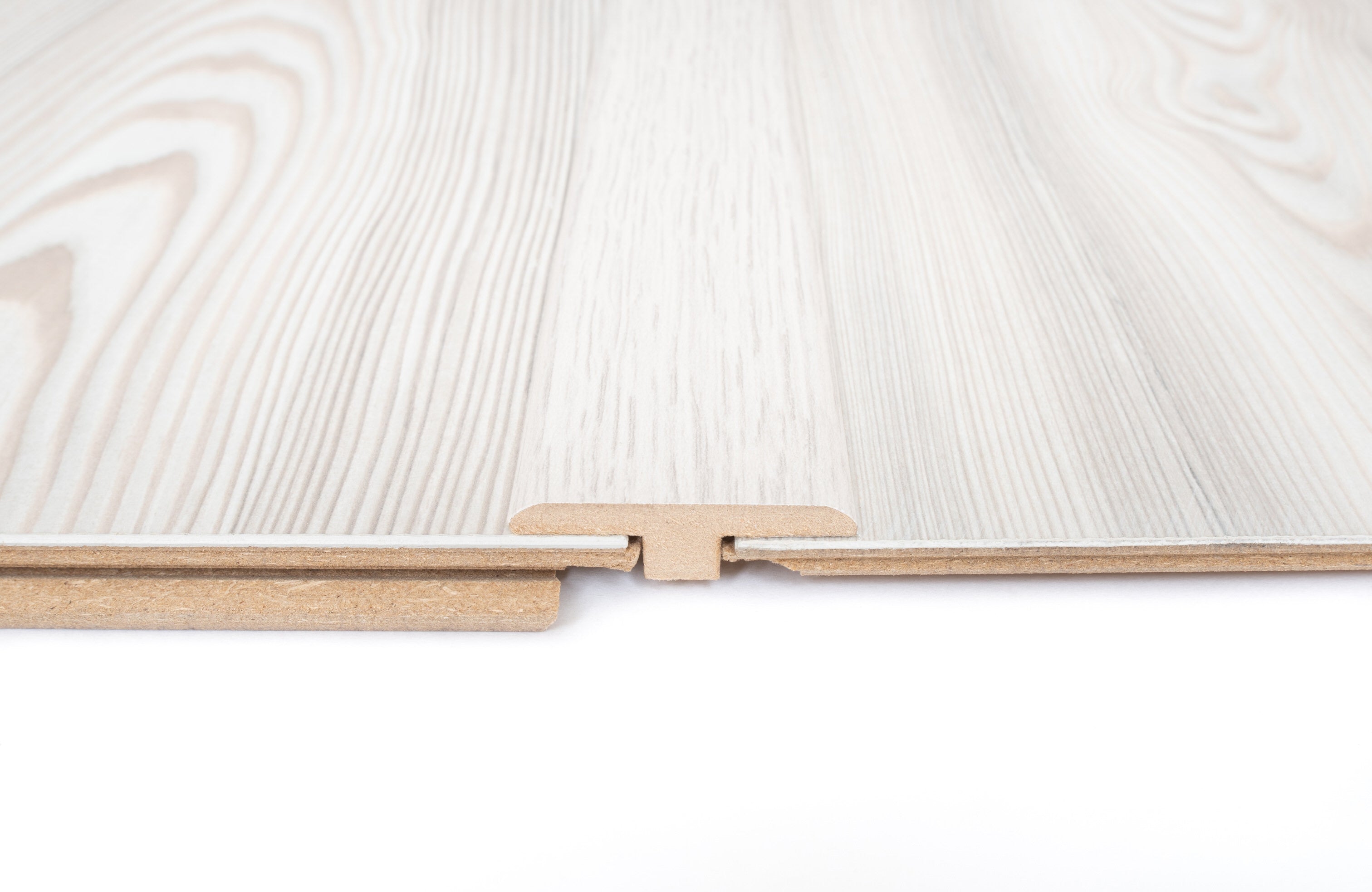 White Ash Laminate T Profile 1000mm x 12mm x 45mm