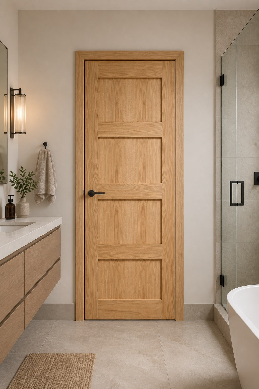 LPD Pre-Finished Oak Shaker 4 Panel