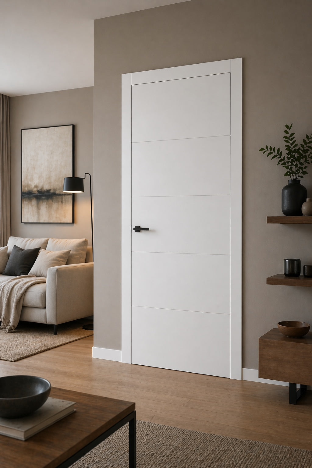 LPD White Primed Santandor Fire Door
