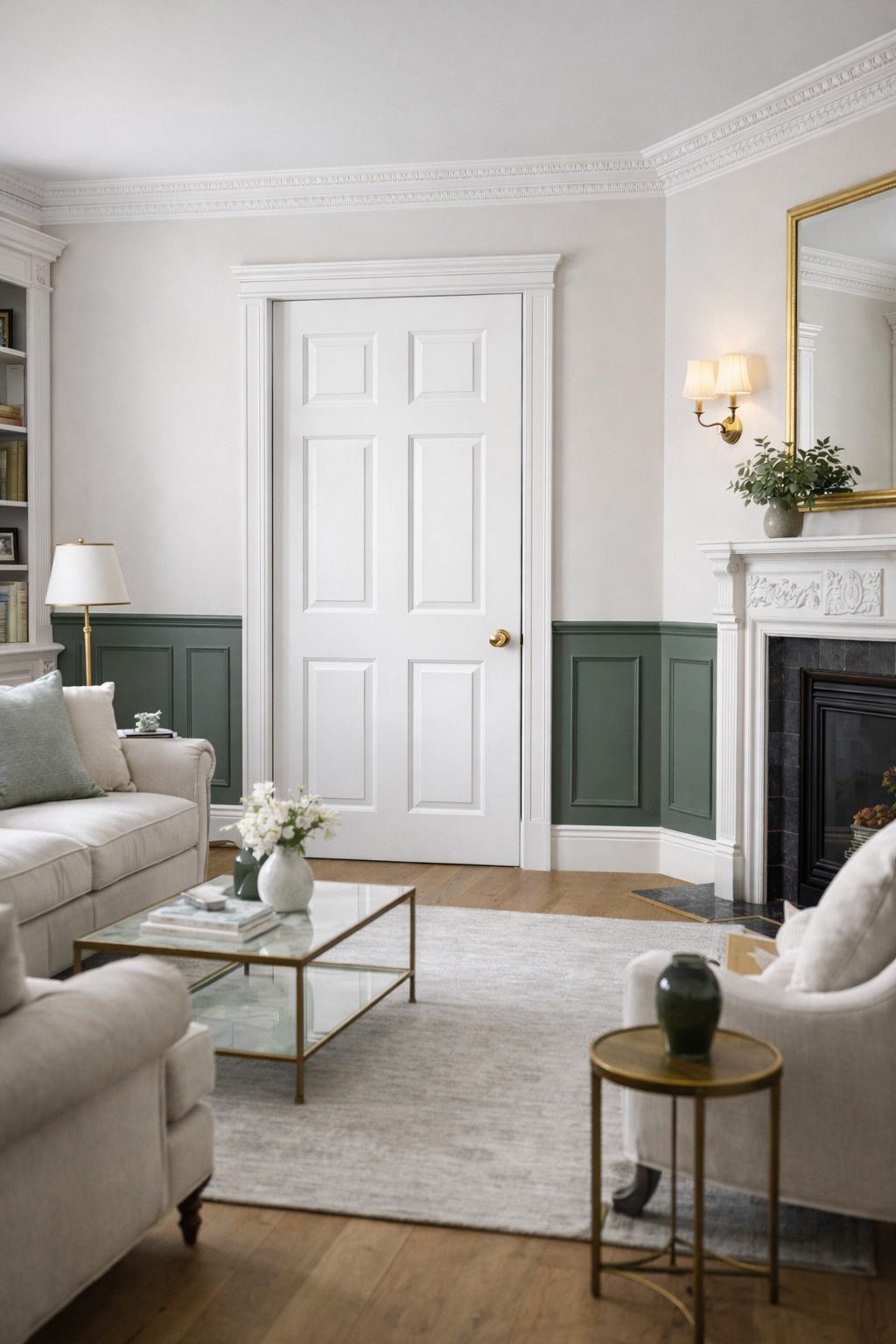 LPD Textured Regency 6 Panel White Moulded FD30 Fire Door