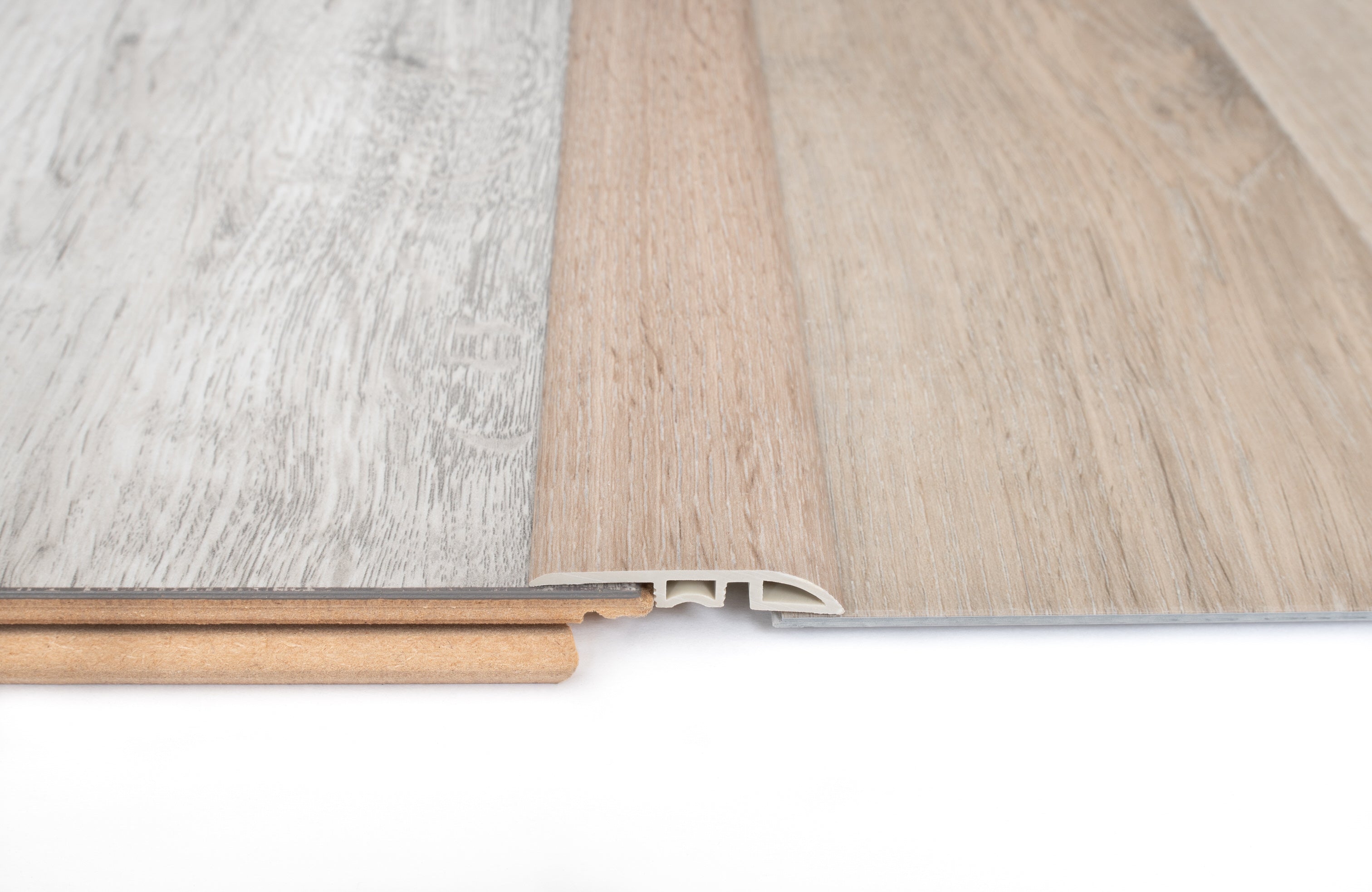 Whitewashed Pine SPC Vinyl Ramp Profile 2400 x 45 x 7mm
