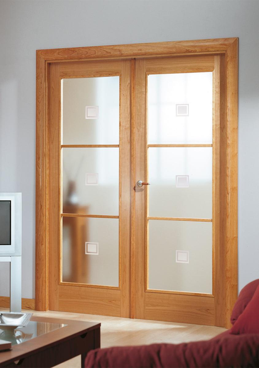 403X V3 Cherry (shown here as a pair) - Door Supplies Online