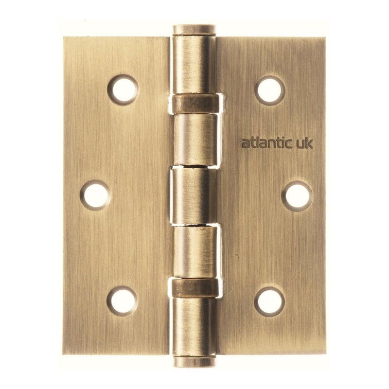 Atlantic Elite 3" Hinges (Matt Antique Brass) - Door Supplies Online