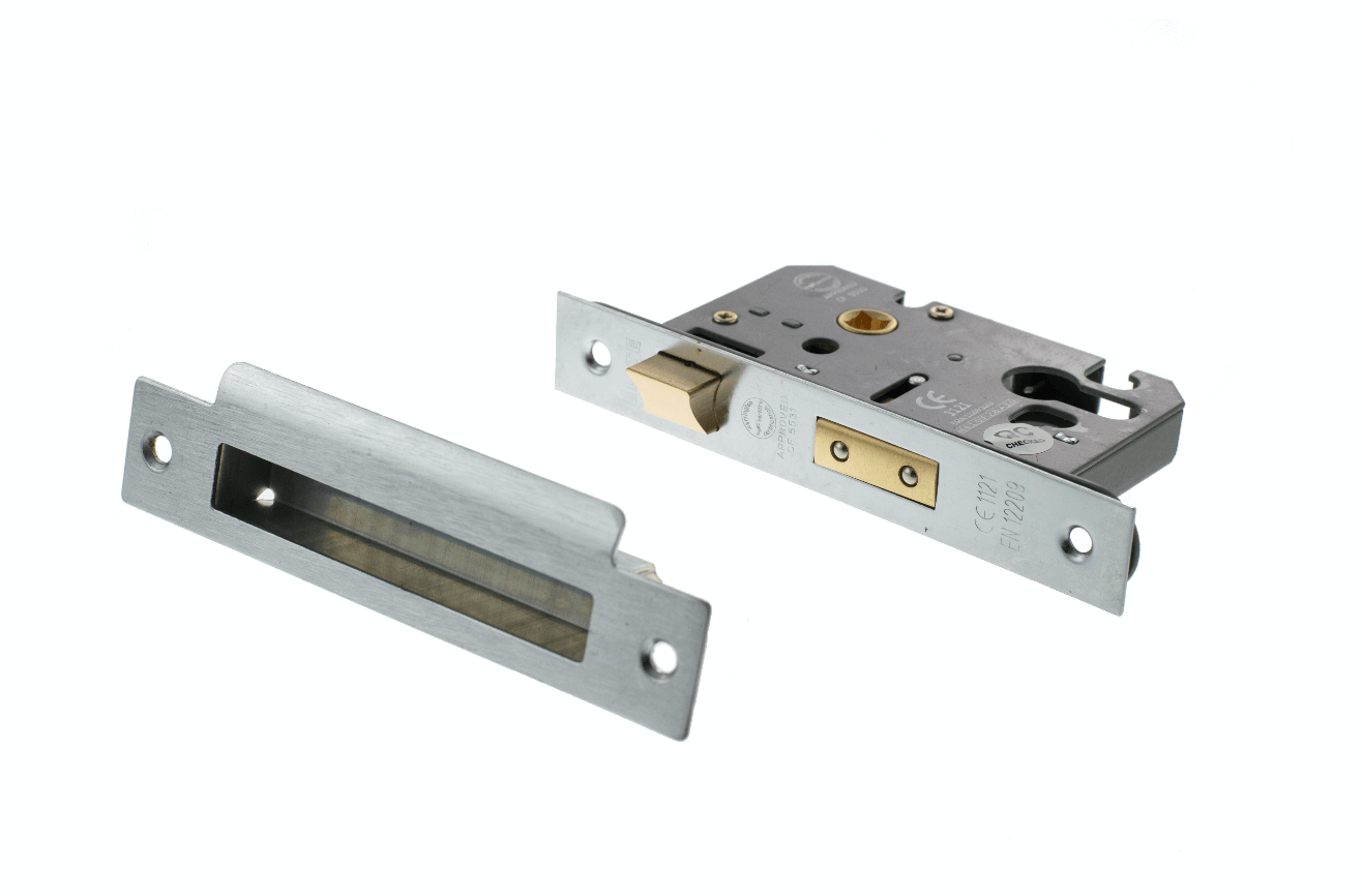 Atlantic 3" CE Elite Euro Sashlock (Polished Chrome) - Door Supplies Online