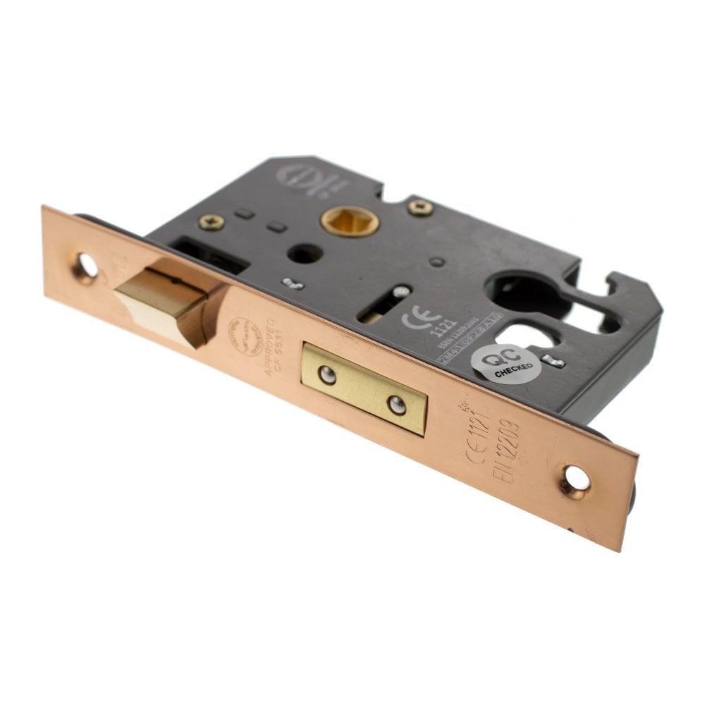 Atlantic 2.5" CE Elite Euro Sashlock (Urban Satin Copper) - Door Supplies Online