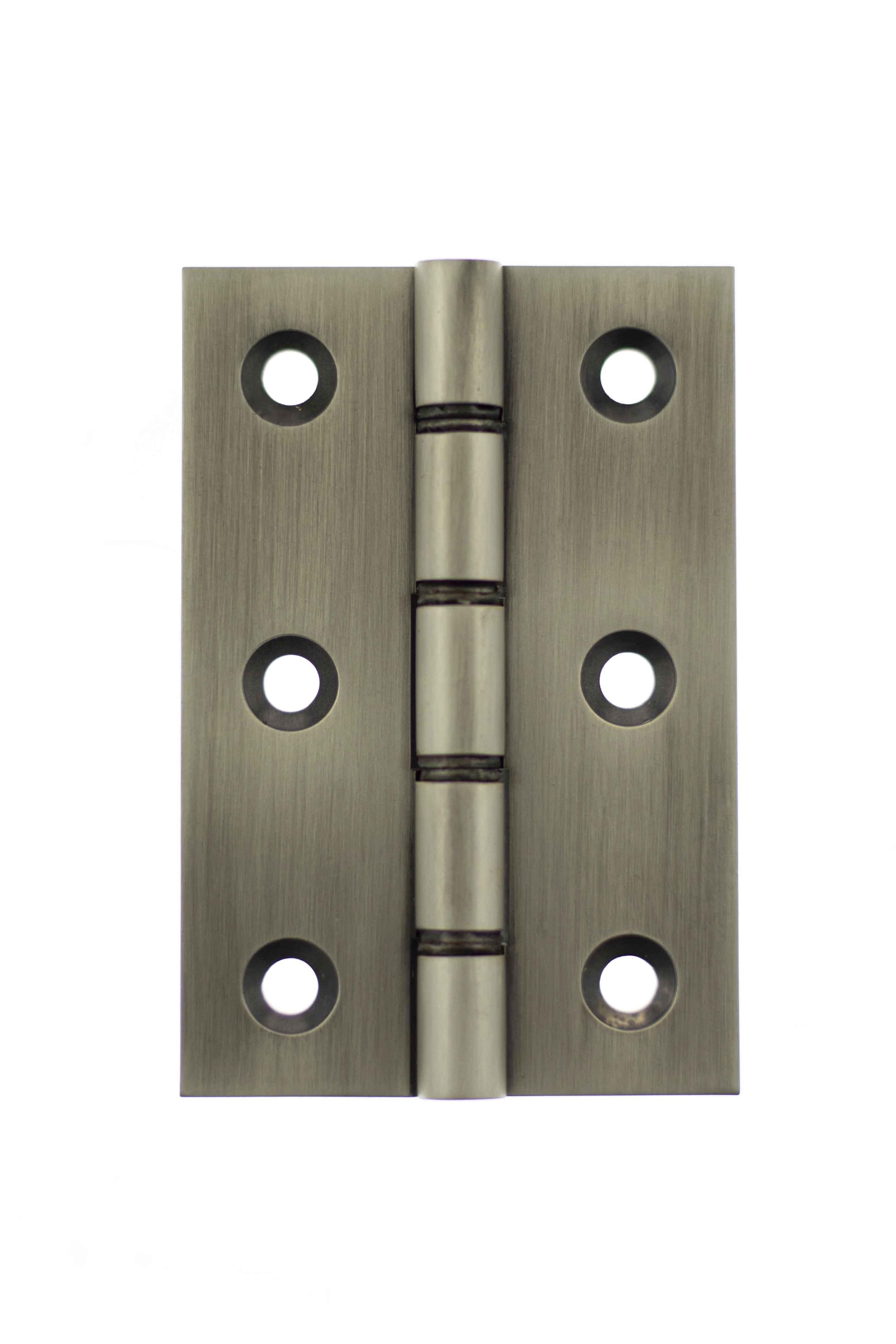 Atlantic Elite 3" Washered Hinges (Matt Gun Metal) - Door Supplies Online