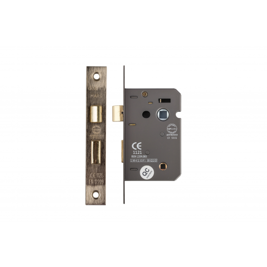 Deanta 3 Lever Bathroom Lock