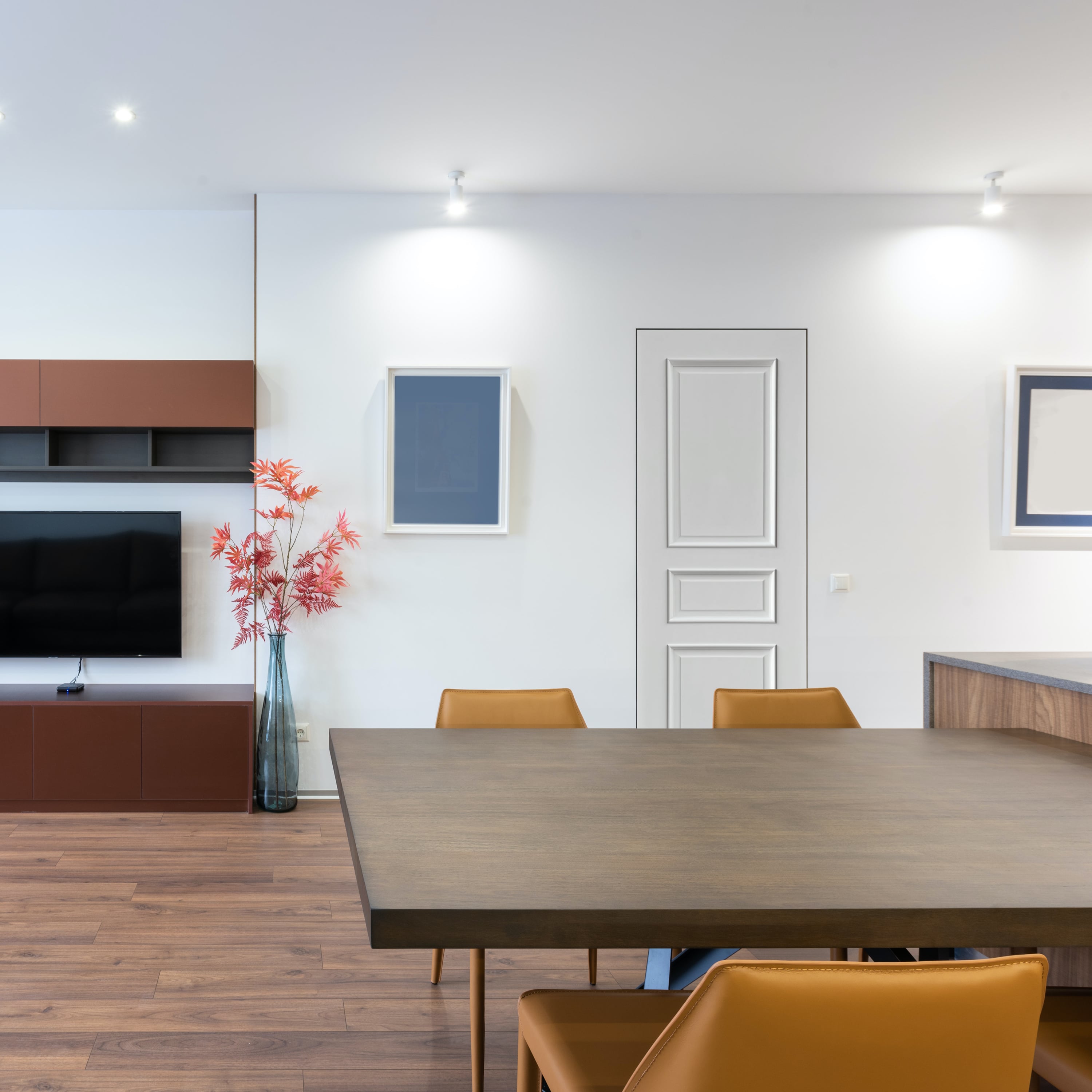White Primed 3 Panel Internal Door - Artis Berlin