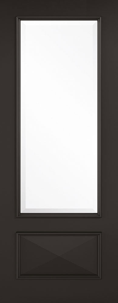 LPD Black Knightsbridge Glazed Internal door