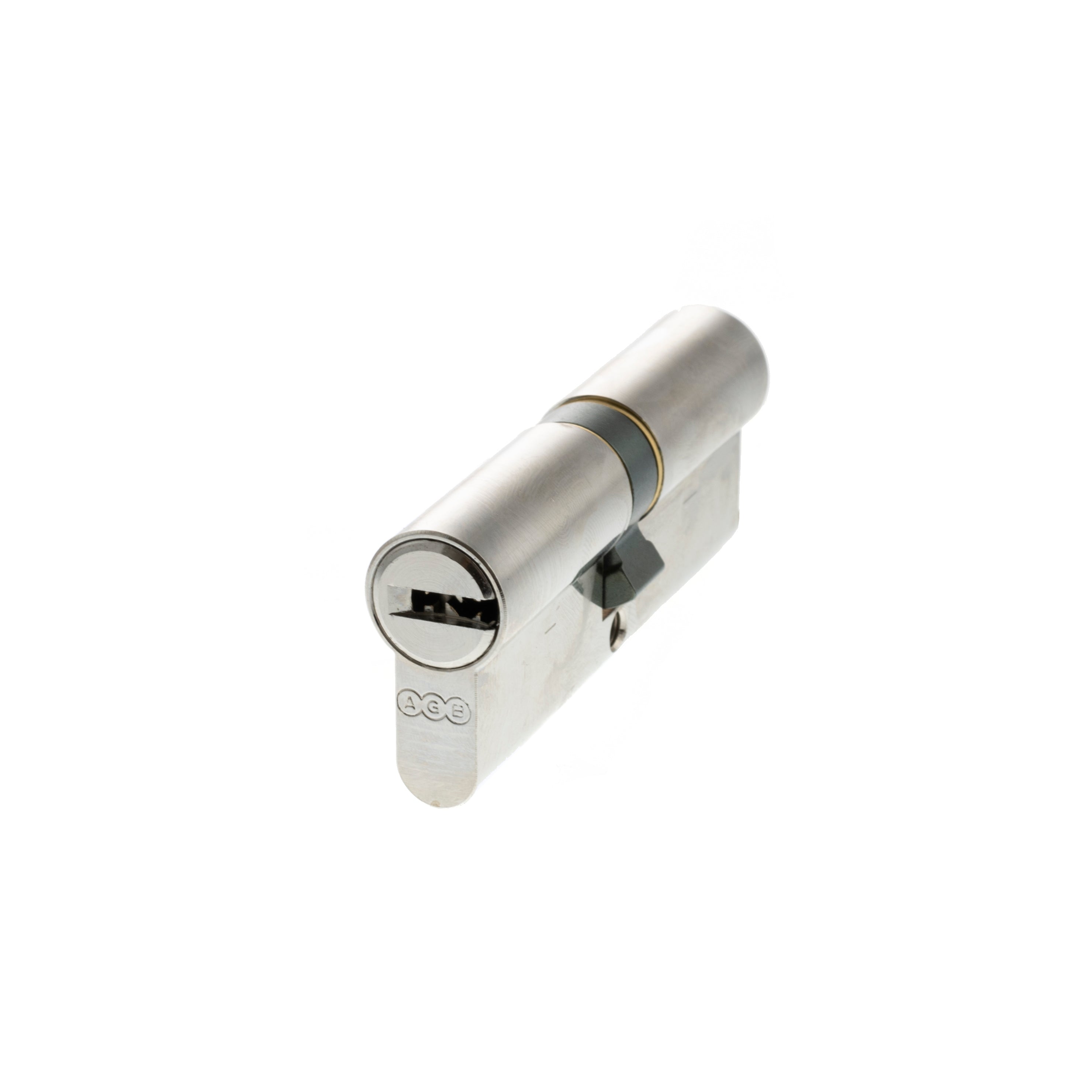 AGB Euro Profile 15 Pin Double Cylinder 35-35mm (70mm) - Polished Chrome