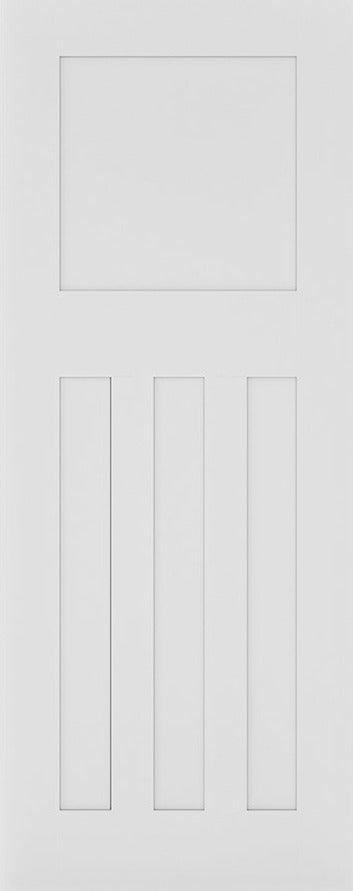 Pre-Assembled White Primed Cambridge Door Set