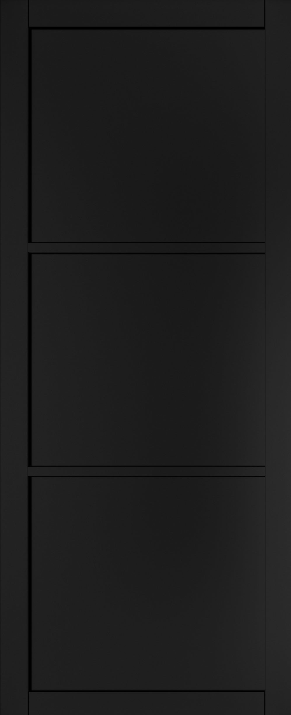 Camden Black Prefinished Door Kit
