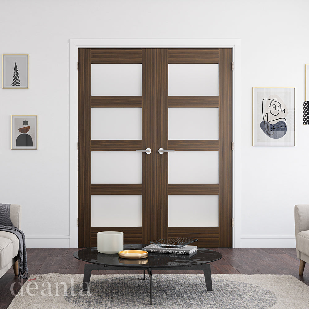 Deanta Walnut Coventry Obscure Glazed Pre-finished FSC