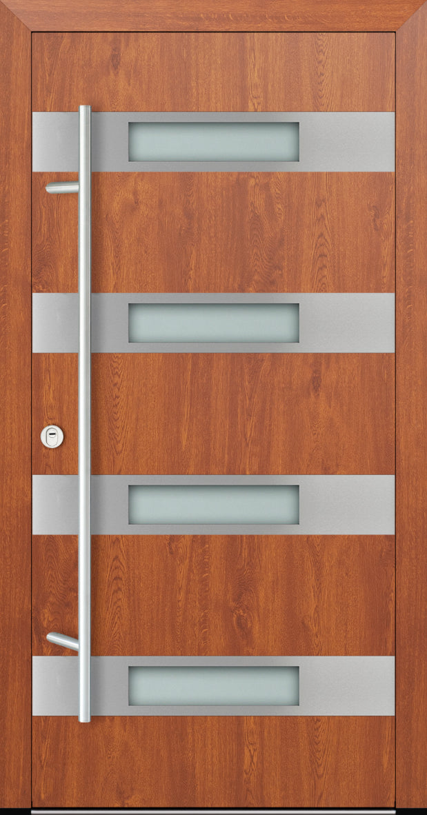 Turenwerke DS92 Design 06 Aluminium Door - Golden Oak