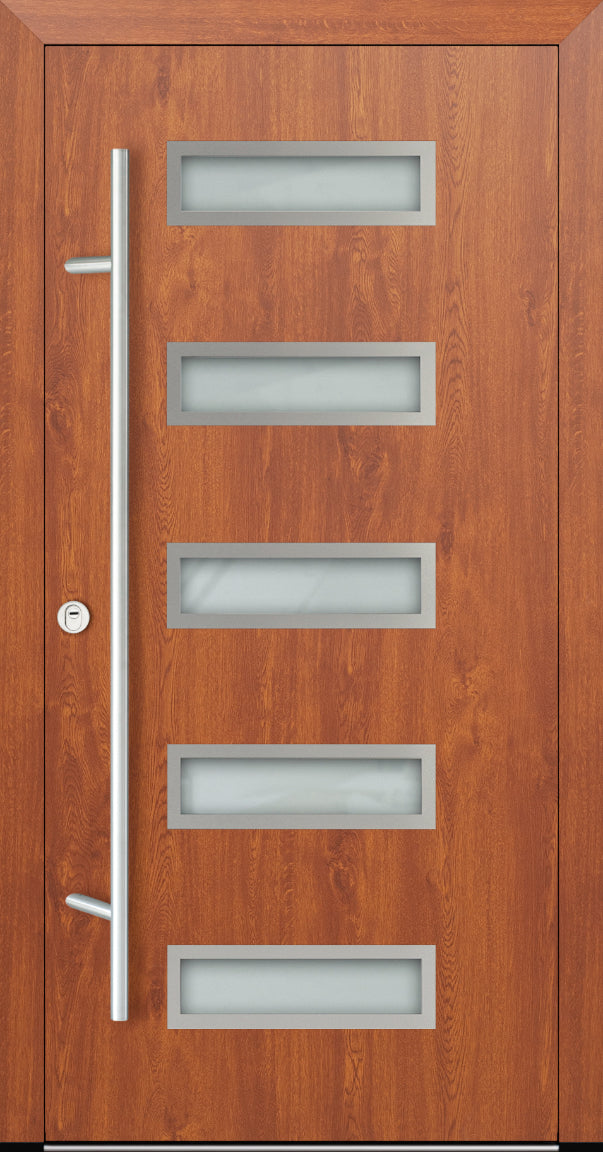 Turenwerke DS92 Design 11 Aluminium Door - Golden Oak