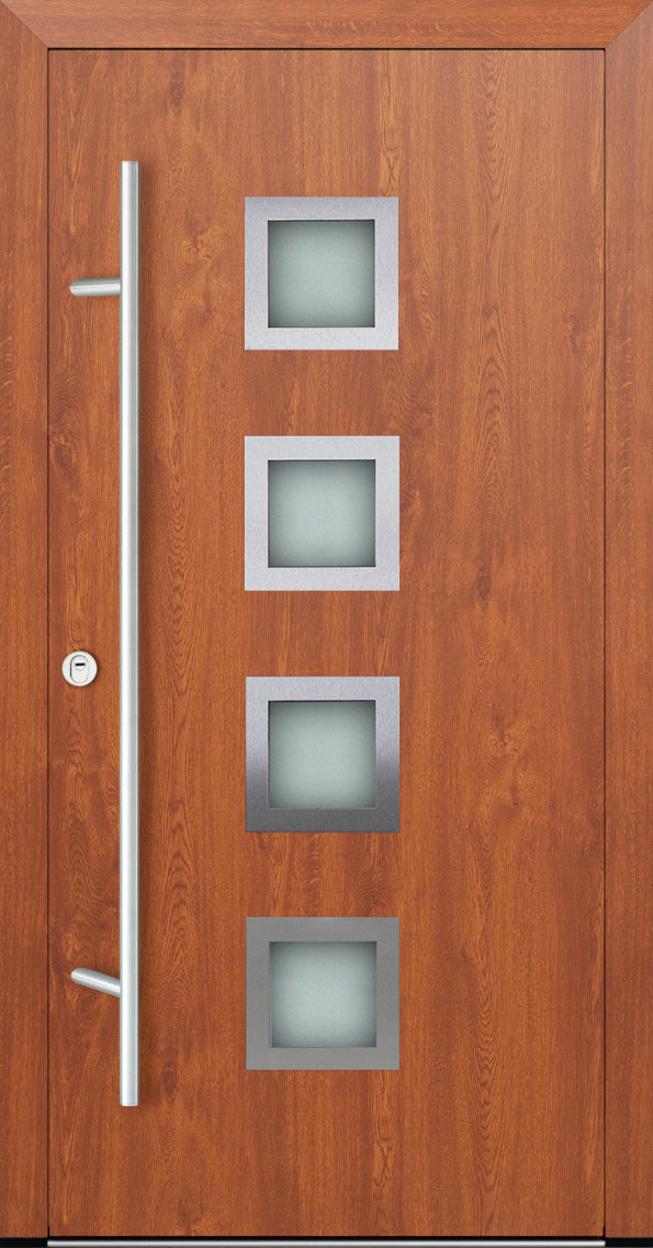 Turenwerke DS92 Design 13 Aluminium Door - Golden Oak