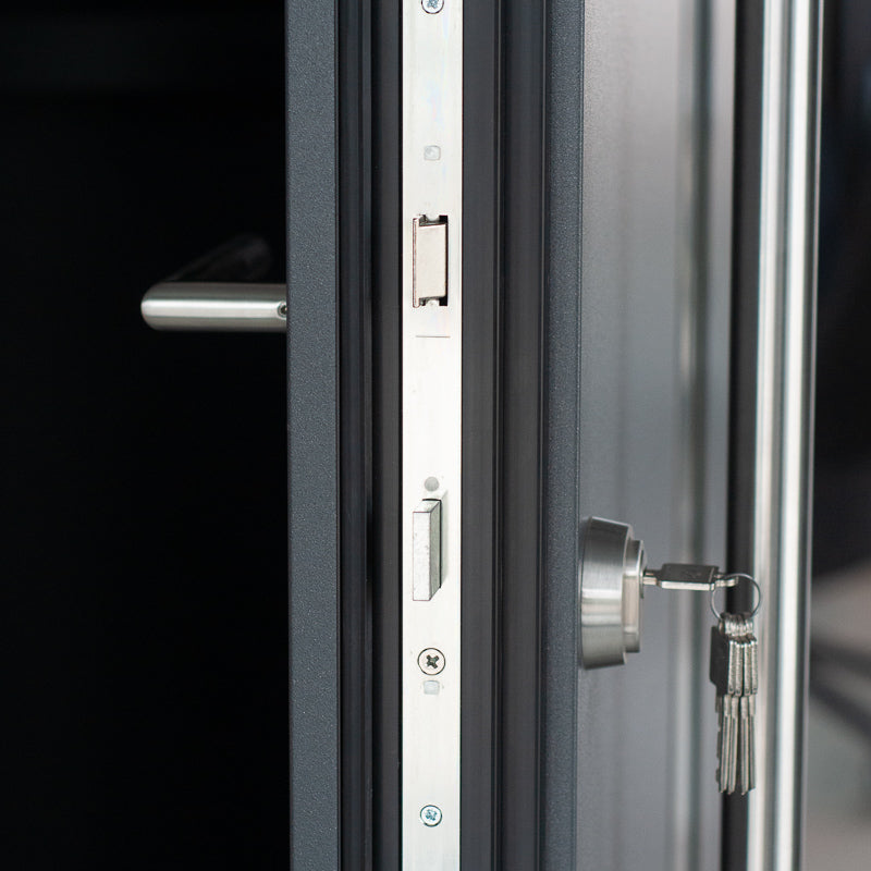 Turenwerke DS92 Design 14 Steel Door - Golden Oak - Blackline