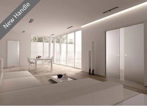 Eclisse Classic Satin Glass Double Pocket Door System