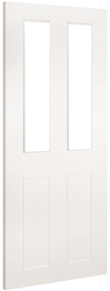 Deanta White Primed Eton Clear Glazed Internal door