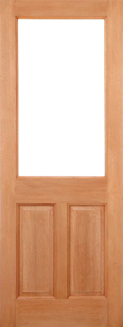 Redwood LPD Hardwood 2XG 2 Panel Glazed M&T