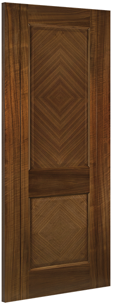 Deanta Walnut Kensington Fire Door Pre-finished FSC