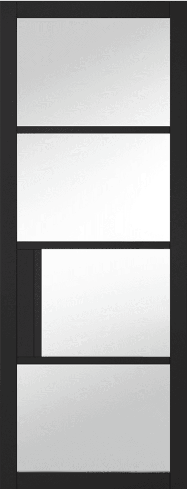 LPD Black Primed Chelsea 4L Clear Glazed