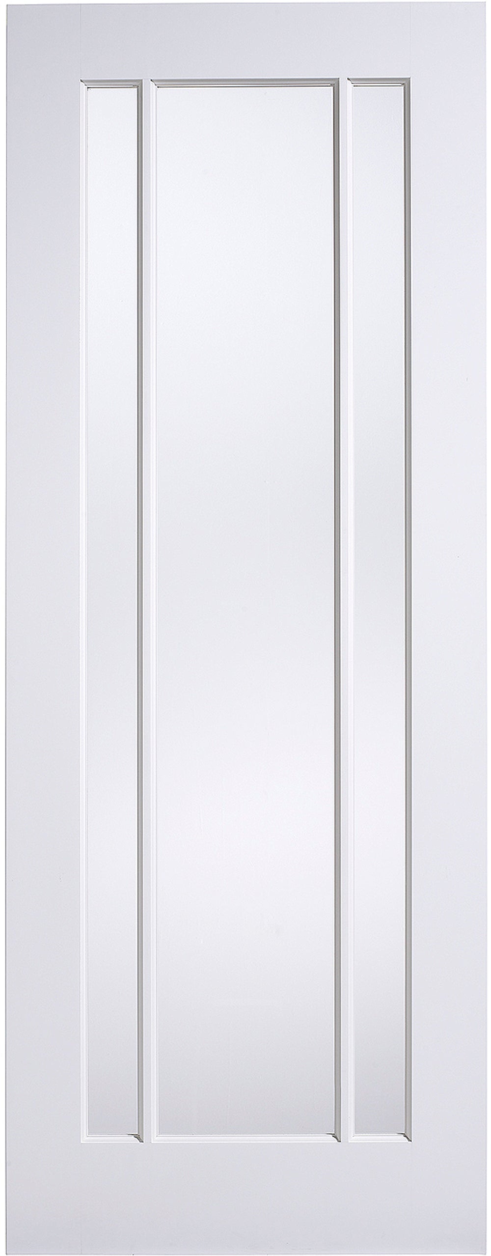 LPD Solid White Primed Lincoln 3L Clear Glazed Internal door