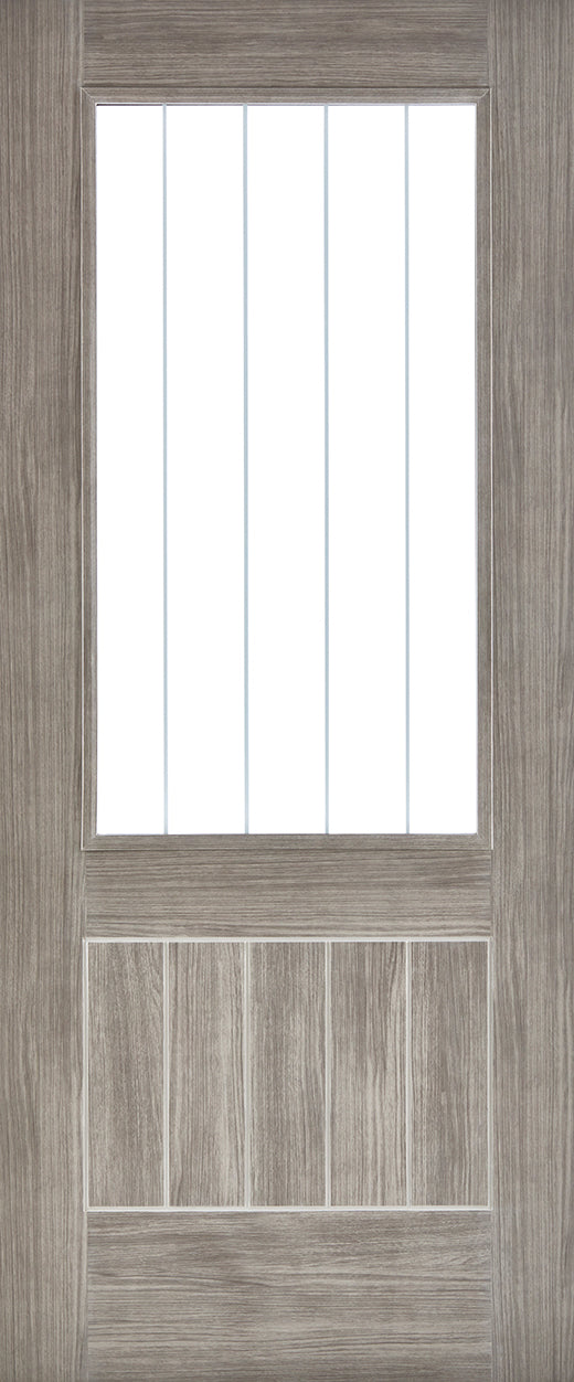 Internal door LPD Mexicano Light Grey Glazed