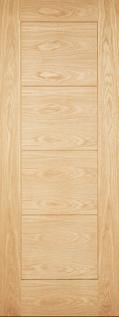 Joinery External Solid Oak Linear 5 Panel Door