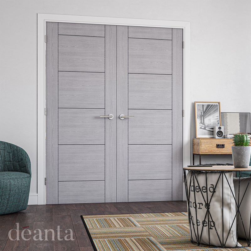 Deanta Light Grey Ash Montreal Internal door