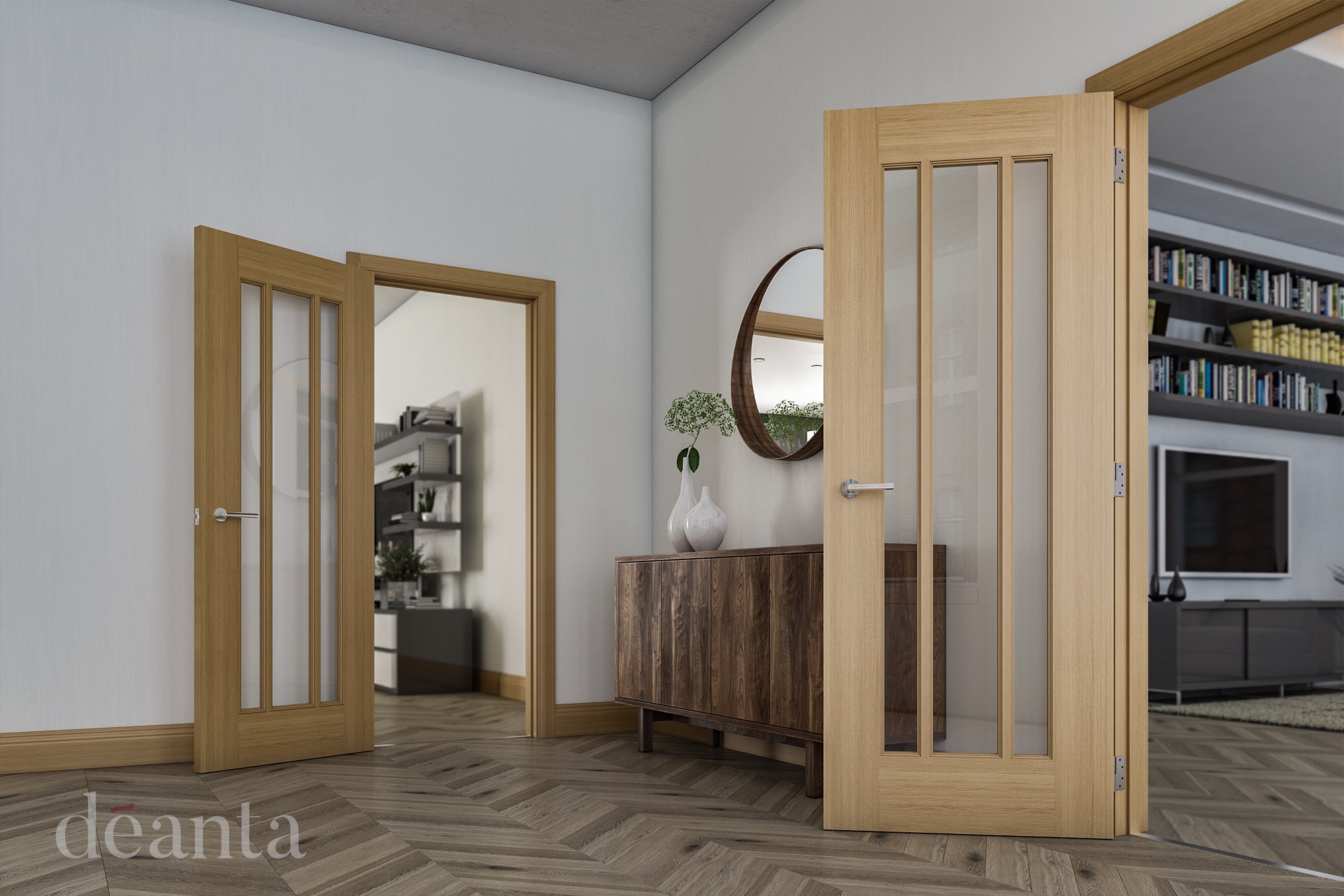 Deanta Oak Norwich Glazed