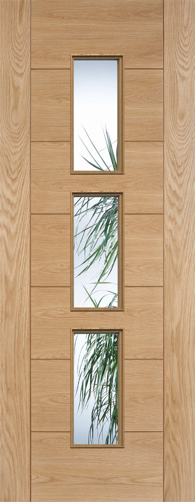 LPD Prefinished Oak Hampshire Glazed Internal door