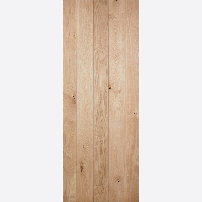 Joinery External Solid Oak Ledged Door