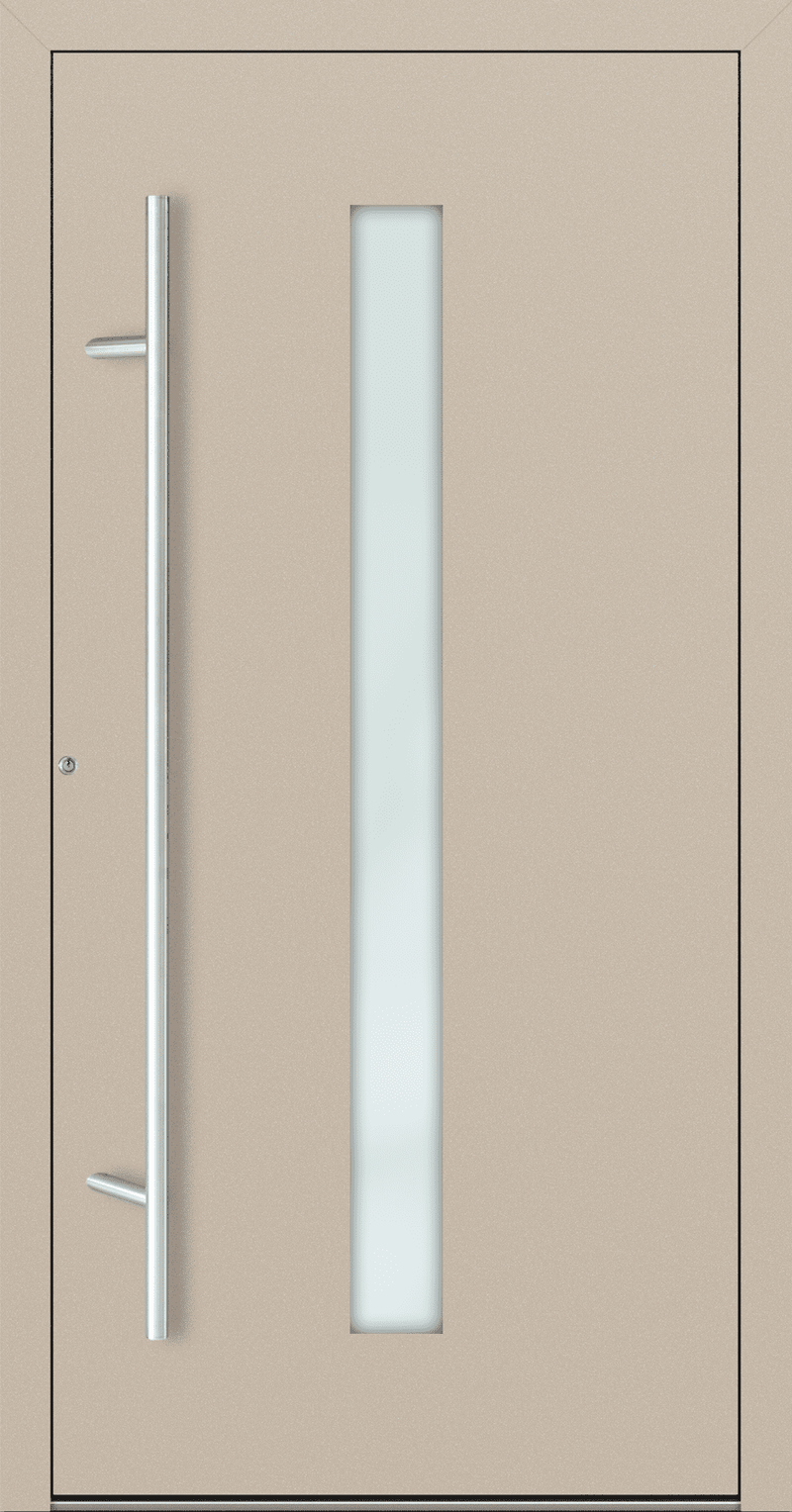 Turenwerke SL75 Design 01 Aluminium Door - Beige RAL1015