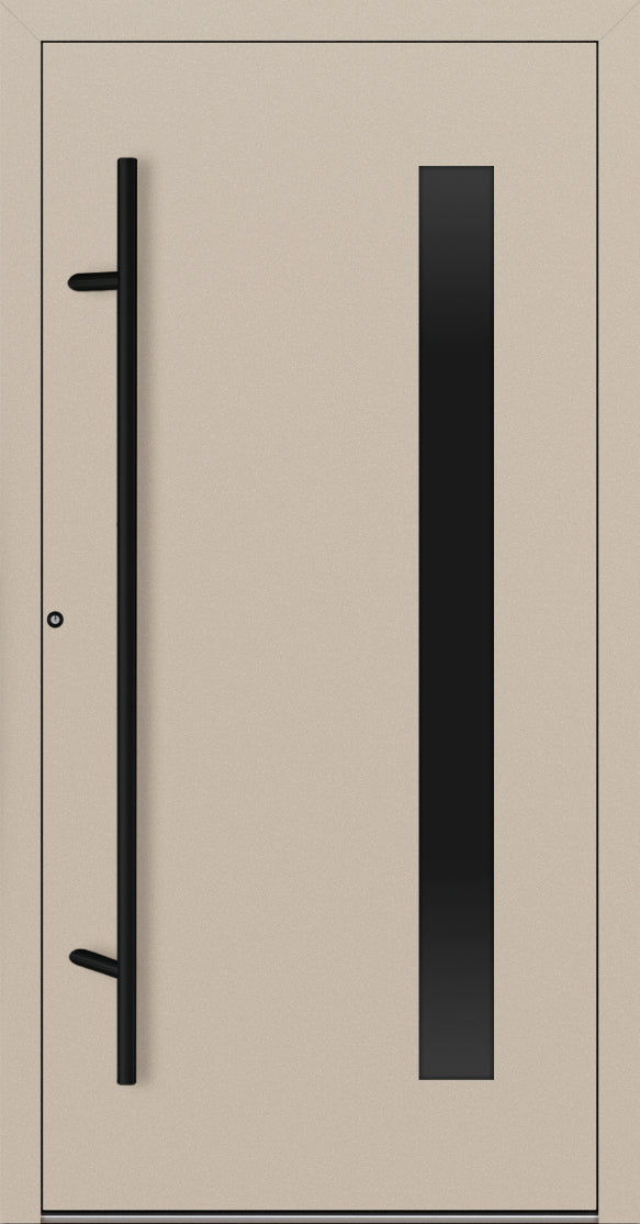 Turenwerke P90 Design 24 Aluminium Door - Ivory RAL1015 - Blackline