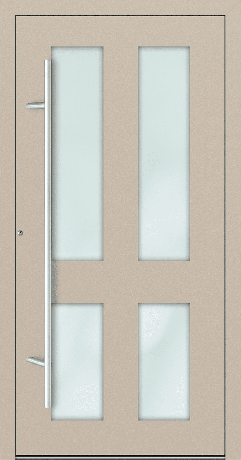 Turenwerke SL75 Design 09 Aluminium Door - Beige RAL1015