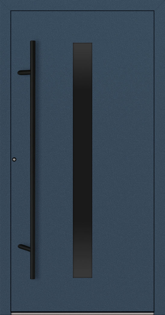 Turenwerke P90 Design 21 Aluminium Door - Dark Blue RAL5003 - Blackline