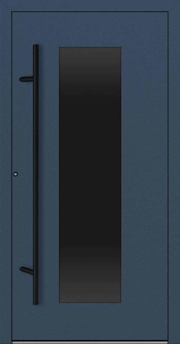 Turenwerke P90 Design 28 Aluminium Door - Dark Blue RAL5003 - Blackline
