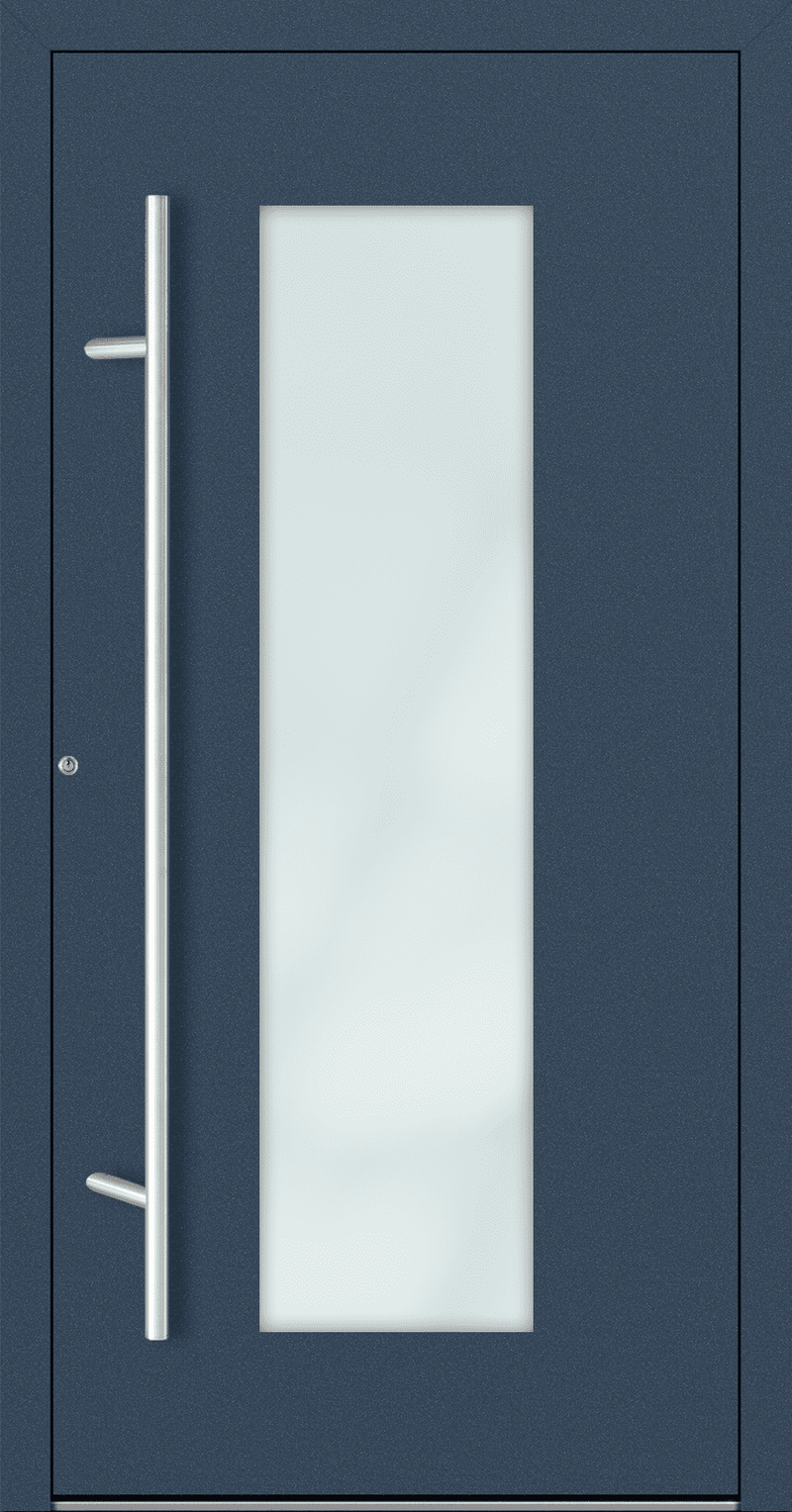 Turenwerke SL75 Design 08 Aluminium Door - Blue RAL5003