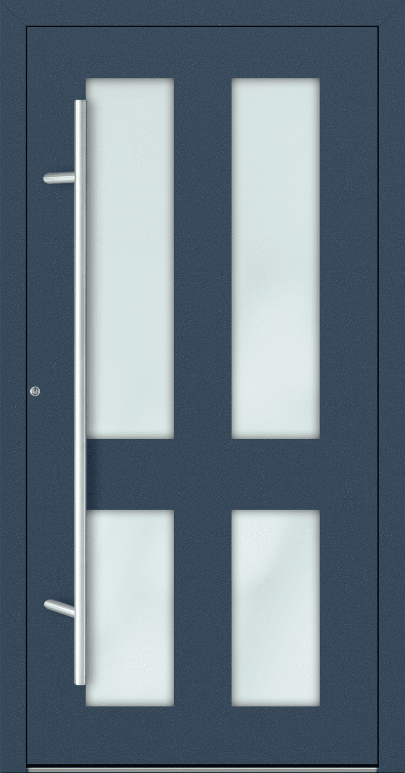 Turenwerke SL75 Design 09 Aluminium Door - Blue RAL5003