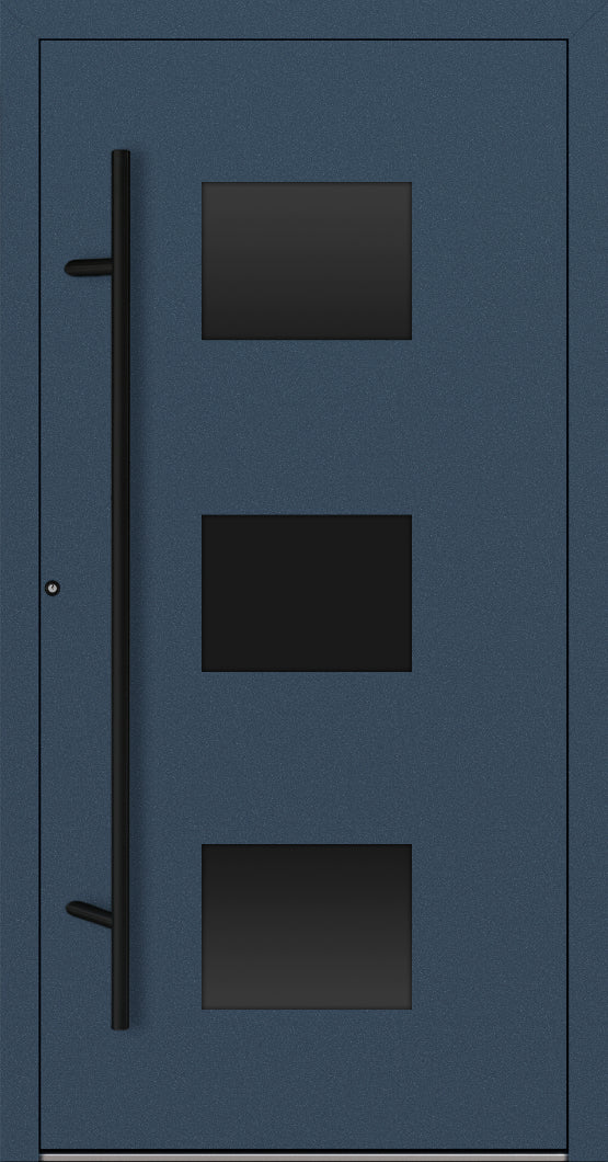 Turenwerke P90 Design 310 Aluminium Door - Dark Blue RAL5003 - Blackline