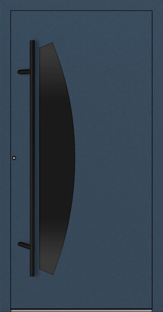 Turenwerke P90 Design 312 Aluminium Door - Dark Blue RAL5003 - Blackline
