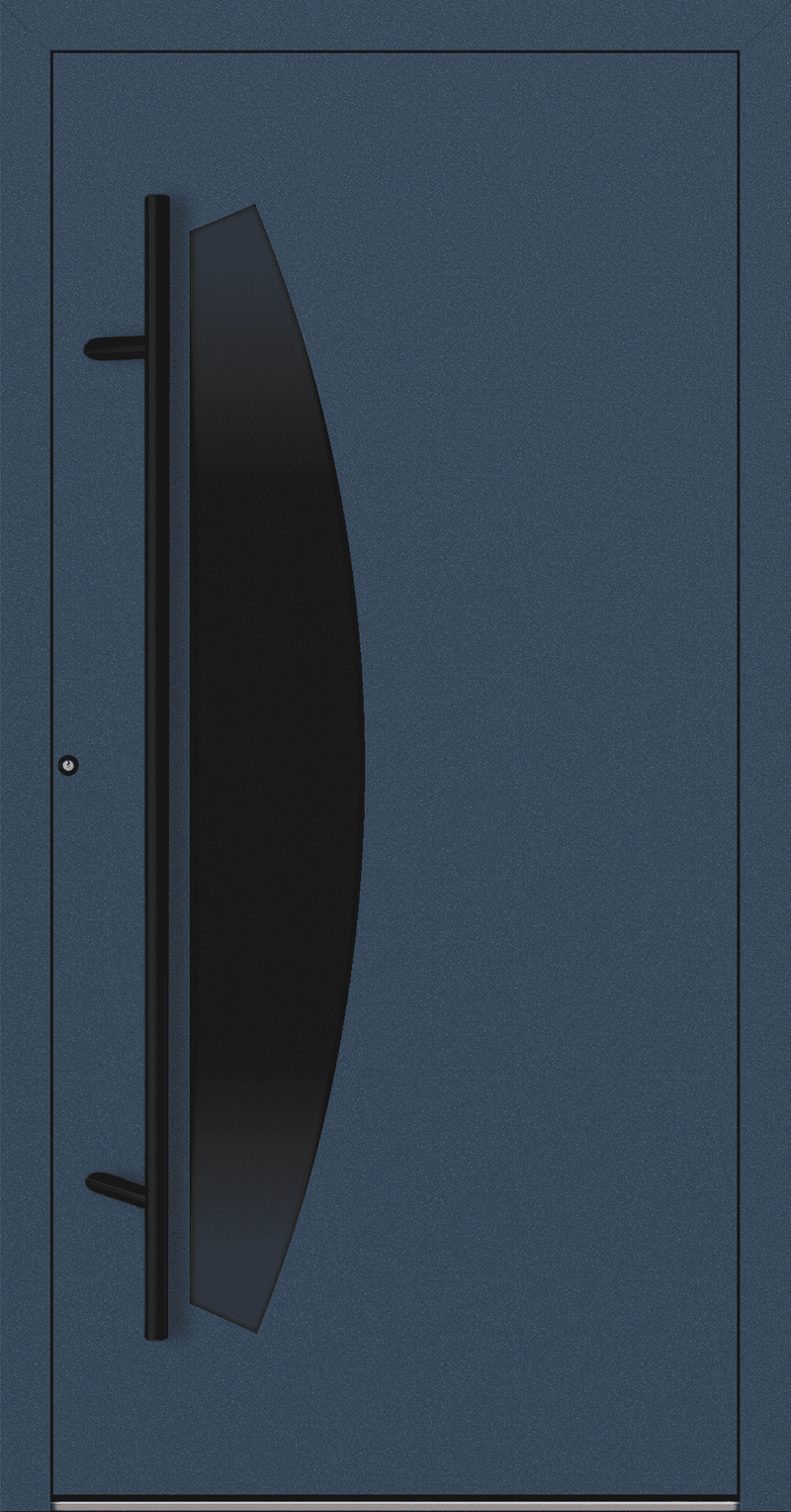 Turenwerke SL75 Design 312 Aluminium Door - Blue RAL5003 - Blackline