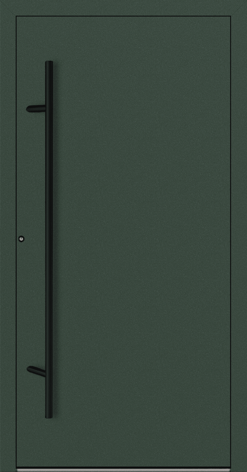 Turenwerke SL75 Design 20 Aluminium Door - Green RAL6009 - Blackline