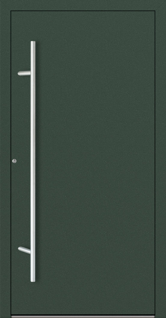 Turenwerke P90 Design 00 Aluminium Door - Fir Green RAL6009