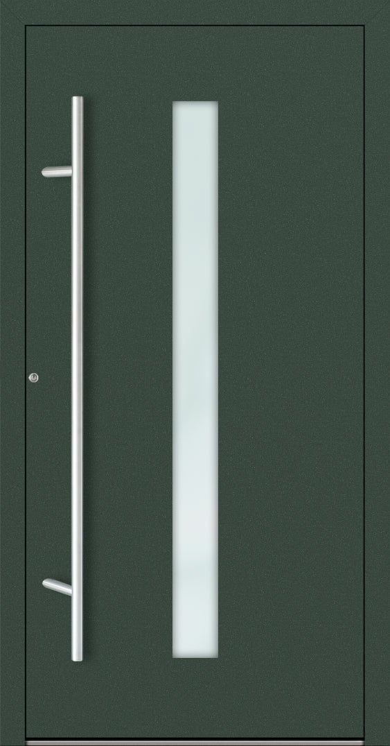 Turenwerke P90 Design 01 Aluminium Door - Fir Green RAL6009