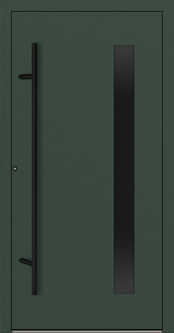 Turenwerke P90 Design 24 Aluminium Door - Fir Green RAL6009 - Blackline