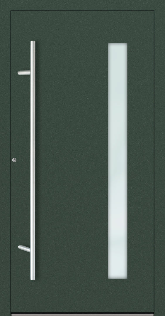 Turenwerke P90 Design 04 Aluminium Door - Fir Green RAL6009