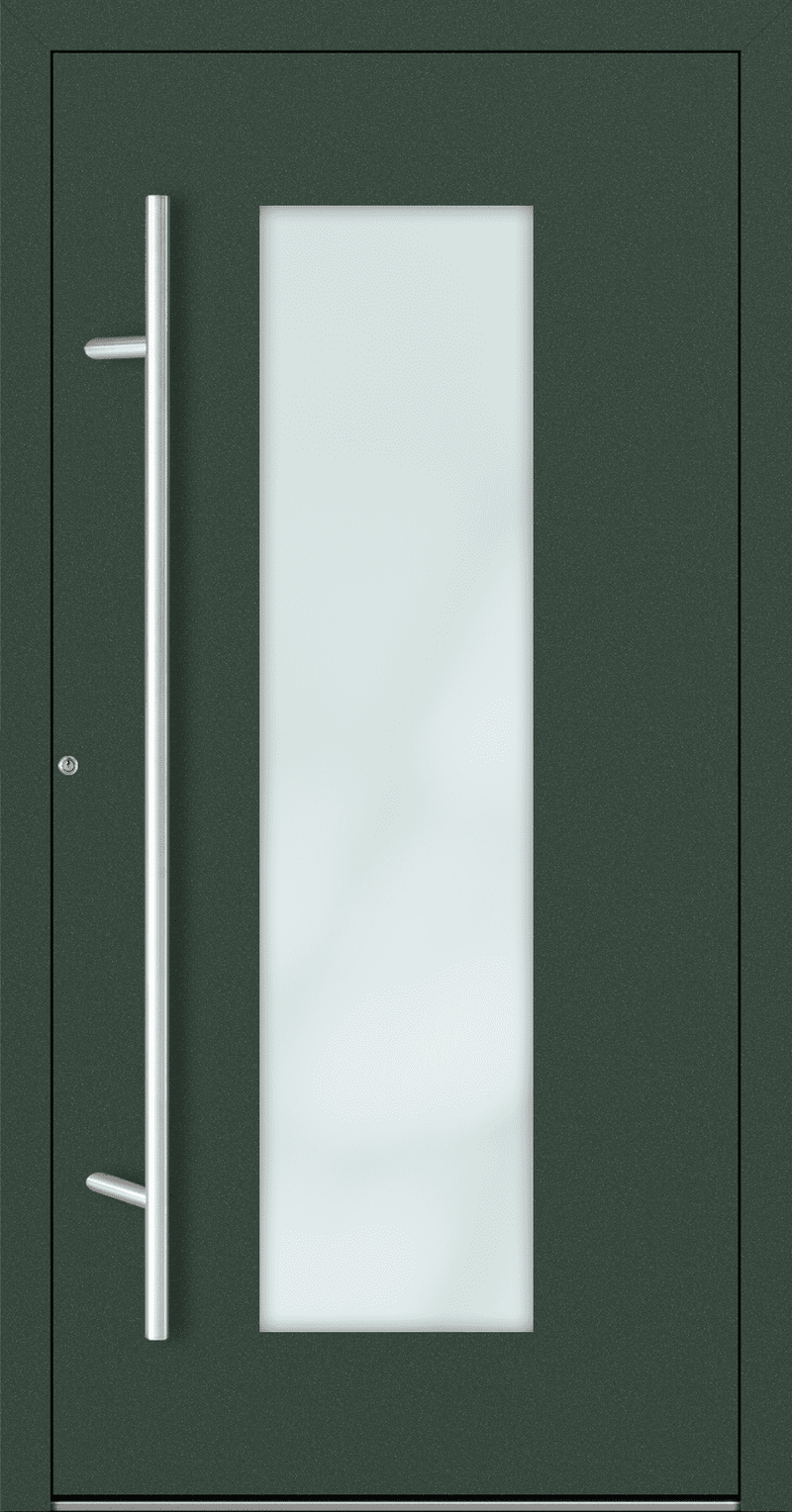 Turenwerke SL75 Design 08 Aluminium Door - Green RAL6009