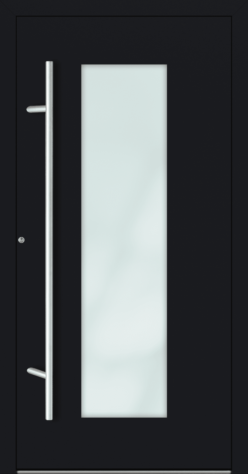 Turenwerke SL75 Design 08 Aluminium Door - Black RAL9005